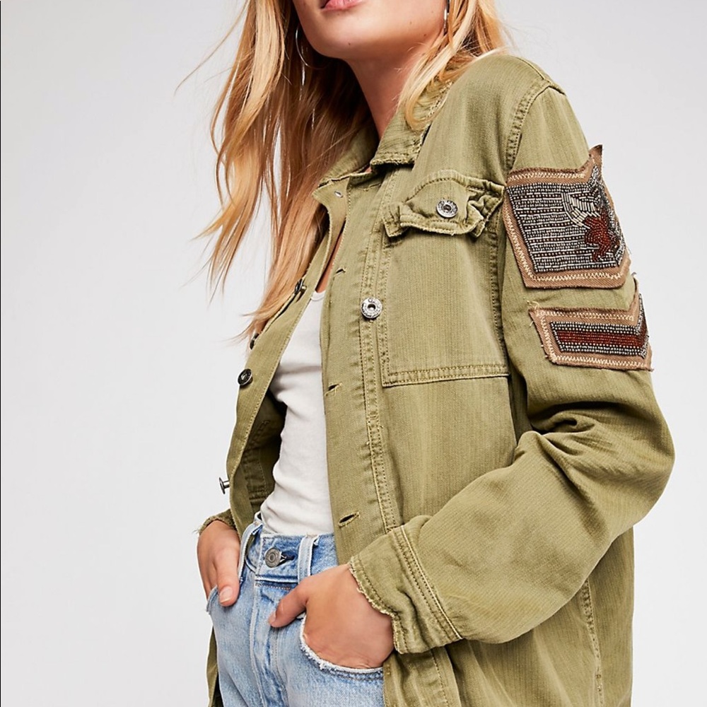 Free People military jacket